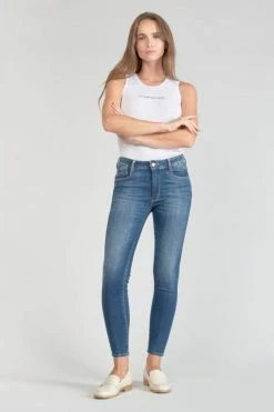LE TEMPS DES CERISES Kirr Pulp Slim Taille Haute 7/8ème Jeans Bleu N°3 12 LE TEMPS DES CERISES Kirr Pulp Slim Taille Haute 7/8ème Jeans Bleu N°3 -Le Temps des Cerises Soldes Magasin 231 jfkirr00w1118 3001 imaged5
