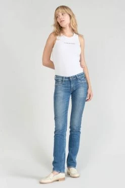 LE TEMPS DES CERISES Kops Pulp Regular Jeans Bleu N°3 -Le Temps des Cerises Soldes Magasin 231 jfkops00w9119 3001 imaged4