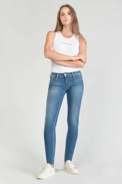 LE TEMPS DES CERISES Laya Pulp Slim Jeans Bleu N°2 -Le Temps des Cerises Soldes Magasin 231 jflaya00w2093 3001 imaged5