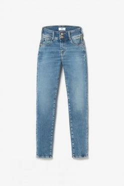 LE TEMPS DES CERISES Luri Ultra Pulp Slim Taille Haute 7/8ème Jeans Bleu N°4 -Le Temps des Cerises Soldes Magasin 231 jfluri00w1442 3001 imaged8
