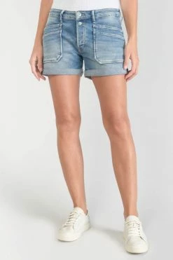 LE TEMPS DES CERISES Short Madrague En Jeans Bleu -Le Temps des Cerises Soldes Magasin 231 jfmadragw3060 3001 imaged5