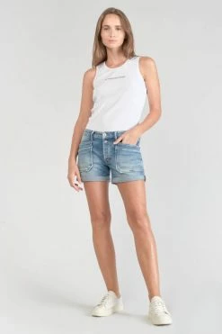 LE TEMPS DES CERISES Short Madrague En Jeans Bleu -Le Temps des Cerises Soldes Magasin 231 jfmadragw3060 3001 imaged6