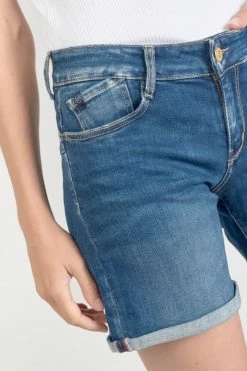 LE TEMPS DES CERISES Short Paola En Jeans Bleu -Le Temps des Cerises Soldes Magasin 231 jfpaola0w3064 3001 imaged2