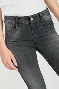 LE TEMPS DES CERISES Peak Pulp Slim Taille Haute Jeans Noir N°1 -Le Temps des Cerises Soldes Magasin 231 jfpeak00w6041 0403 imaged4