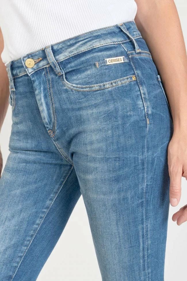 LE TEMPS DES CERISES Power Bootcut Jeans Bleu N°3 4 LE TEMPS DES CERISES Power Bootcut Jeans Bleu N°3 – Image 4