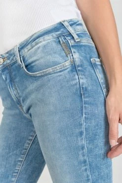 LE TEMPS DES CERISES Power Skinny 7/8ème Jeans Bleu N°4 -Le Temps des Cerises Soldes Magasin 231 jfpowercw5151 3001 imaged2