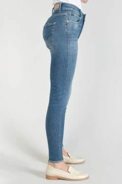 LE TEMPS DES CERISES Power Skinny Taille Haute 7/8ème Jeans Bleu N°3 -Le Temps des Cerises Soldes Magasin 231 jfpowhicw2156 3001 imaged2
