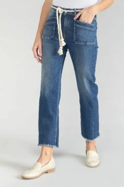 LE TEMPS DES CERISES Pricilia Taille Haute 7/8ème Jeans Bleu N°2