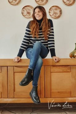 LE TEMPS DES CERISES Pulp Slim By Véronika Loubry Jeans Bleu N°2 -Le Temps des Cerises Soldes Magasin 231 jfpulp00w9104ve 3001 imaged6