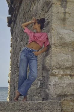 LE TEMPS DES CERISES Pulp Regular Taille Haute 7/8ème Jeans Bleu N°4