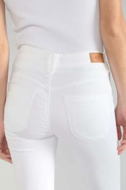 LE TEMPS DES CERISES Pulp Slim Taille Haute 7/8ème Jeans Blanc -Le Temps des Cerises Soldes Magasin 231 jfpulphc0wbla 1001 imaged2