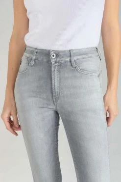 LE TEMPS DES CERISES Pulp Slim Taille Haute 7/8ème Jeans Gris N°3 -Le Temps des Cerises Soldes Magasin 231 jfpulphcw5148 0003 imaged1
