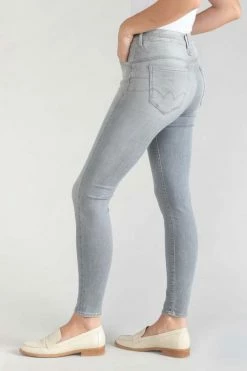 LE TEMPS DES CERISES Pulp Slim Taille Haute 7/8ème Jeans Gris N°3 -Le Temps des Cerises Soldes Magasin 231 jfpulphcw5148 0003 imaged2
