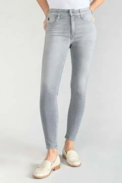 LE TEMPS DES CERISES Pulp Slim Taille Haute 7/8ème Jeans Gris N°3 -Le Temps des Cerises Soldes Magasin 231 jfpulphcw5148 0003 imaged5