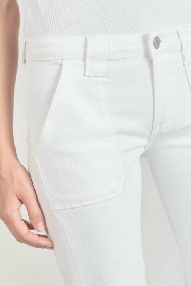 LE TEMPS DES CERISES Sormiou Flare Jeans Blanc 3 LE TEMPS DES CERISES Sormiou Flare Jeans Blanc – Image 3