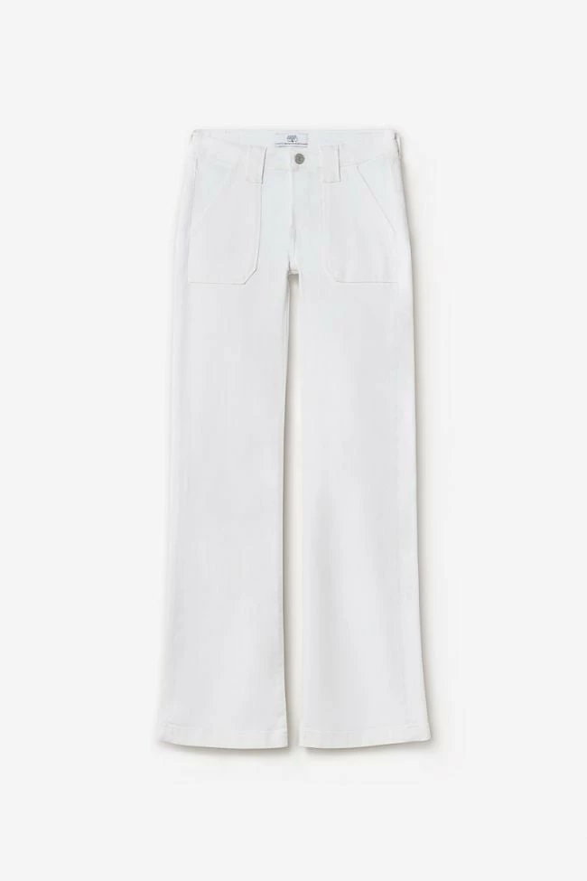 LE TEMPS DES CERISES Sormiou Flare Jeans Blanc 7 LE TEMPS DES CERISES Sormiou Flare Jeans Blanc – Image 7