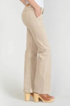LE TEMPS DES CERISES Sormiou Flare Jeans Beige Sable 11 LE TEMPS DES CERISES Sormiou Flare Jeans Beige Sable -Le Temps des Cerises Soldes Magasin 231 jfsormiouwpig 1191 imaged1