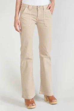LE TEMPS DES CERISES Sormiou Flare Jeans Beige Sable 16 LE TEMPS DES CERISES Sormiou Flare Jeans Beige Sable -Le Temps des Cerises Soldes Magasin 231 jfsormiouwpig 1191 imaged7