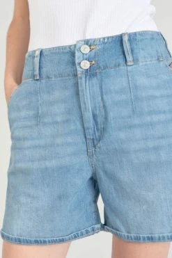 LE TEMPS DES CERISES Short Sydney En Jeans Bleu Clair 9 LE TEMPS DES CERISES Short Sydney En Jeans Bleu Clair -Le Temps des Cerises Soldes Magasin 231 jfsydneyw3042 3001 imaged1