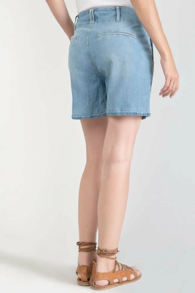 LE TEMPS DES CERISES Short Sydney En Jeans Bleu Clair 2 LE TEMPS DES CERISES Short Sydney En Jeans Bleu Clair – Image 2