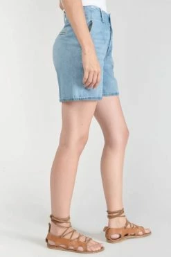 LE TEMPS DES CERISES Short Sydney En Jeans Bleu Clair 11 LE TEMPS DES CERISES Short Sydney En Jeans Bleu Clair -Le Temps des Cerises Soldes Magasin 231 jfsydneyw3042 3001 imaged4