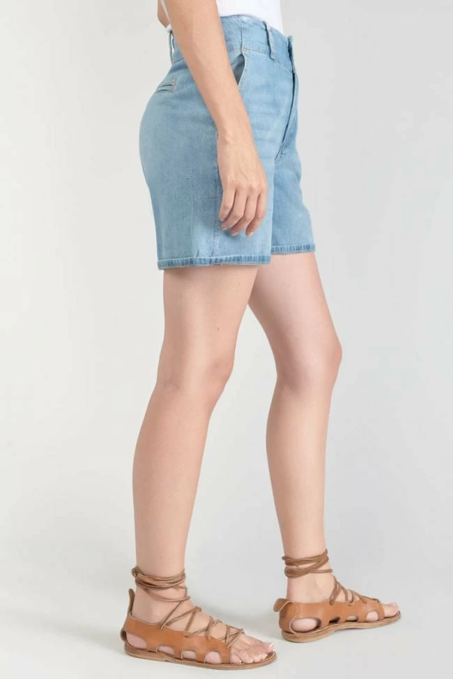 LE TEMPS DES CERISES Short Sydney En Jeans Bleu Clair 5 LE TEMPS DES CERISES Short Sydney En Jeans Bleu Clair – Image 5