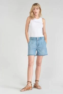 LE TEMPS DES CERISES Short Sydney En Jeans Bleu Clair 12 LE TEMPS DES CERISES Short Sydney En Jeans Bleu Clair -Le Temps des Cerises Soldes Magasin 231 jfsydneyw3042 3001 imaged5