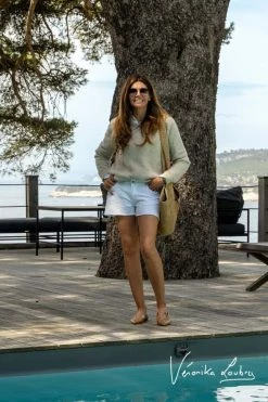 LE TEMPS DES CERISES Short Court Véronika En Jeans Blanc By Véronika Loubry -Le Temps des Cerises Soldes Magasin 231 jfvero000wblave 1001 imaged4