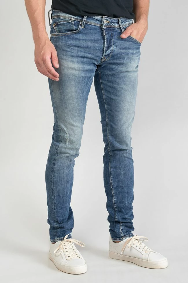 LE TEMPS DES CERISES Barnabe 700/11 Adjusted Jeans Destroy Bleu N°3 6 LE TEMPS DES CERISES Barnabe 700/11 Adjusted Jeans Destroy Bleu N°3 – Image 6