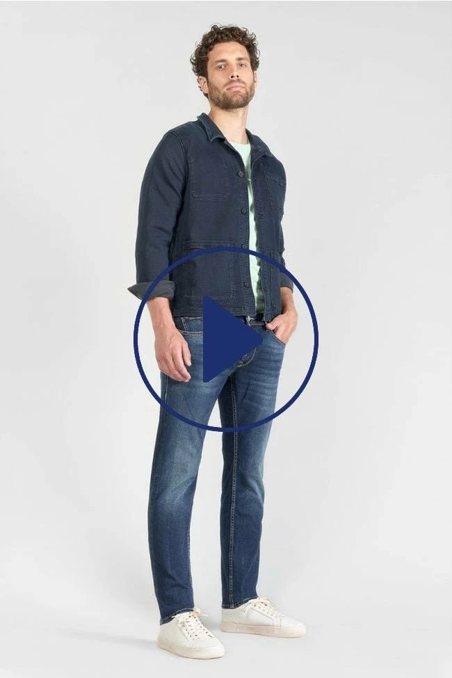 LE TEMPS DES CERISES Basic 700/11 Adjusted Jeans Bleu N°1 2 LE TEMPS DES CERISES Basic 700/11 Adjusted Jeans Bleu N°1 – Image 2
