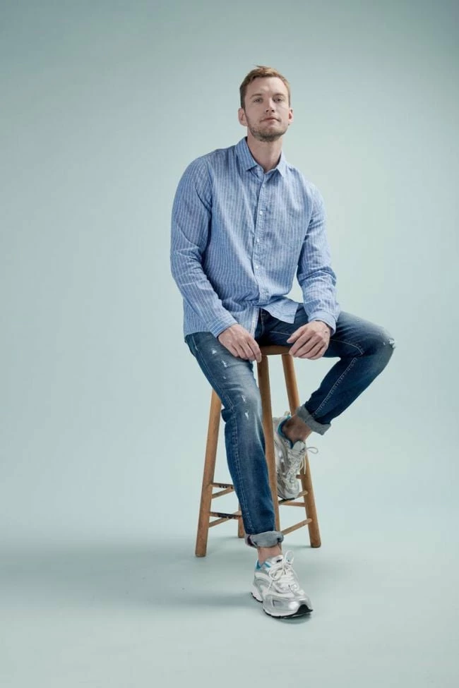 LE TEMPS DES CERISES Camoins 700/11 Adjusted Jeans Destroy Bleu N°3 1 LE TEMPS DES CERISES Camoins 700/11 Adjusted Jeans Destroy Bleu N°3