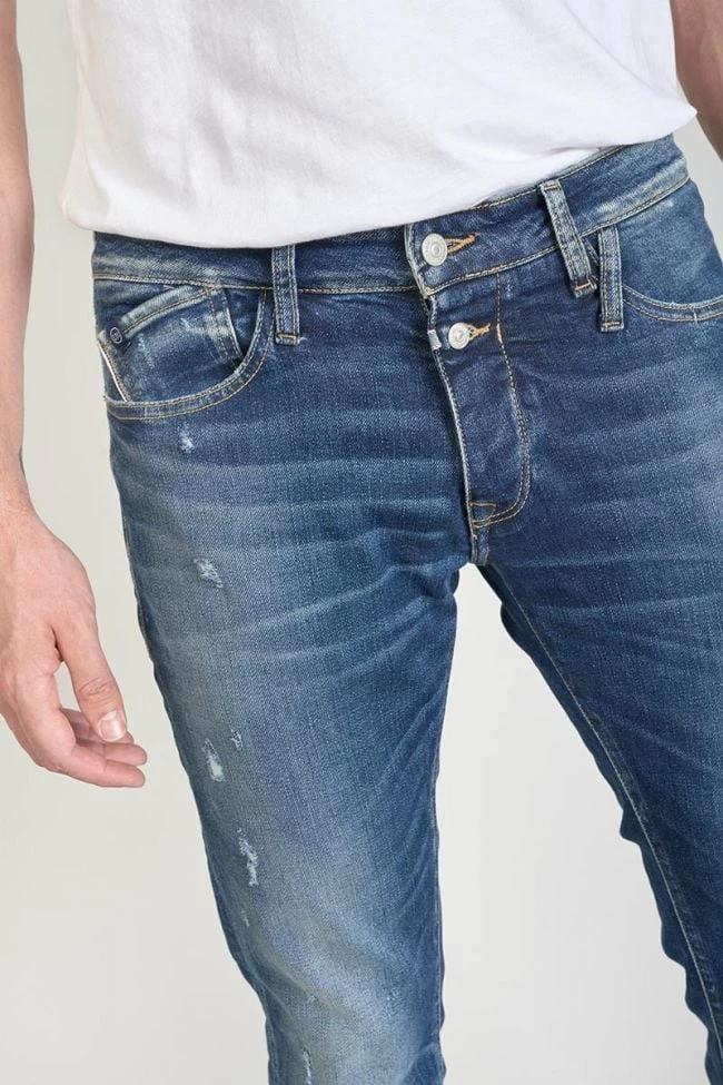 LE TEMPS DES CERISES Camoins 700/11 Adjusted Jeans Destroy Bleu N°3 5 LE TEMPS DES CERISES Camoins 700/11 Adjusted Jeans Destroy Bleu N°3 – Image 5