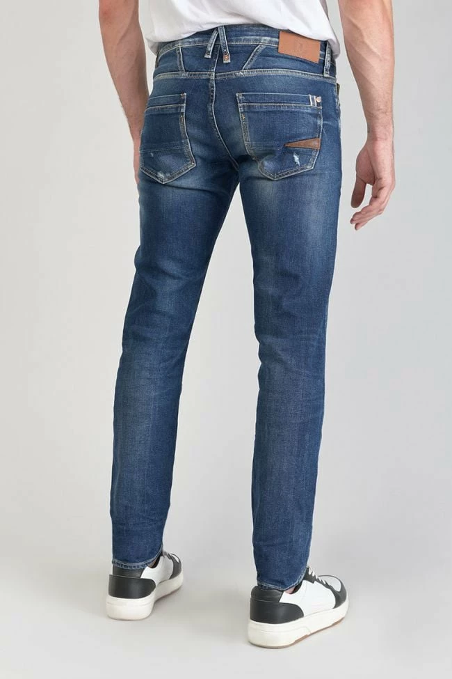 LE TEMPS DES CERISES Camoins 700/11 Adjusted Jeans Destroy Bleu N°3 3 LE TEMPS DES CERISES Camoins 700/11 Adjusted Jeans Destroy Bleu N°3 – Image 3