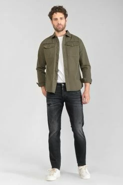 LE TEMPS DES CERISES Cantini 700/11 Adjusted Jeans Destroy Noir N°1