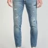 LE TEMPS DES CERISES Jogg 700/11 Adjusted Jeans Destroy Bleu N°4