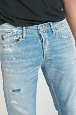 LE TEMPS DES CERISES Basic 700/17 Relax Jeans Destroy Bleu N°5 -Le Temps des Cerises Soldes Magasin 231 jh717basw4082 3001 imaged1