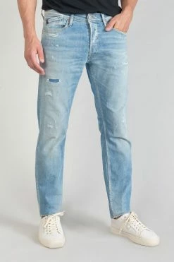 LE TEMPS DES CERISES Basic 700/17 Relax Jeans Destroy Bleu N°5 -Le Temps des Cerises Soldes Magasin 231 jh717basw4082 3001 imaged5