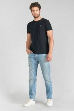 LE TEMPS DES CERISES Basic 700/17 Relax Jeans Destroy Bleu N°5 -Le Temps des Cerises Soldes Magasin 231 jh717basw4082 3001 imaged6