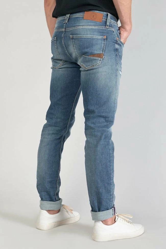 LE TEMPS DES CERISES Basic 700/17 Relax Jeans Destroy Bleu N°3 7 LE TEMPS DES CERISES Basic 700/17 Relax Jeans Destroy Bleu N°3 – Image 7