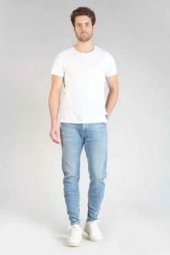 LE TEMPS DES CERISES 900/03 Jogg Tapered Arqué Jeans Bleu N°4