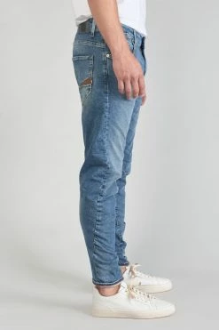 LE TEMPS DES CERISES 900/03 Jogg Tapered Arqué Jeans Bleu N°3 -Le Temps des Cerises Soldes Magasin 231 jh903gjow5114 3001 imaged4