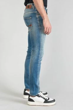 LE TEMPS DES CERISES Perier 900/16 Tapered 7/8ème Jeans Destroy Vintage Bleu N°4 -Le Temps des Cerises Soldes Magasin 231 jh916perw4077 3001 imaged6
