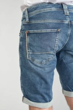 LE TEMPS DES CERISES Bermuda Jogg Oc Bleu Délavé -Le Temps des Cerises Soldes Magasin 231 jhjoggocw5154 3001 imaged1