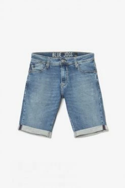 LE TEMPS DES CERISES Bermuda Jogg Oc Bleu Délavé -Le Temps des Cerises Soldes Magasin 231 jhjoggocw5154 3001 imaged8