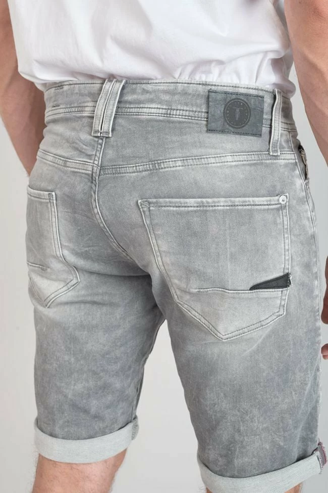 LE TEMPS DES CERISES Bermuda Jogg Oc Gris Délavé Destroy 3 LE TEMPS DES CERISES Bermuda Jogg Oc Gris Délavé Destroy – Image 3