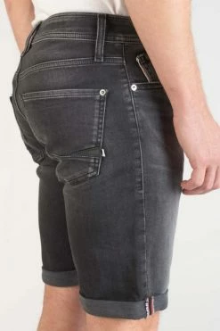 LE TEMPS DES CERISES Bermuda Jogg Oc En Jeans Noir Délavé -Le Temps des Cerises Soldes Magasin 231 jhjoggocw5157 0403 imaged4