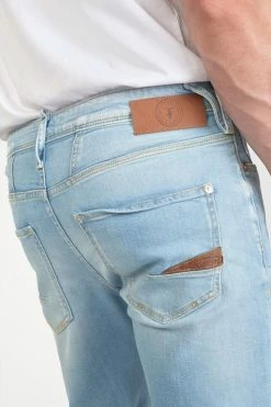 LE TEMPS DES CERISES Bermuda Laredo En Jeans Bleu Clair Délavé -Le Temps des Cerises Soldes Magasin 231 jhlaredow4085 3001 imaged1