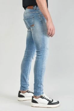 LE TEMPS DES CERISES Power Skinny 7/8ème Jeans Destroy Bleu N°4 -Le Temps des Cerises Soldes Magasin 231 jhpowercw6039 3001 imaged5