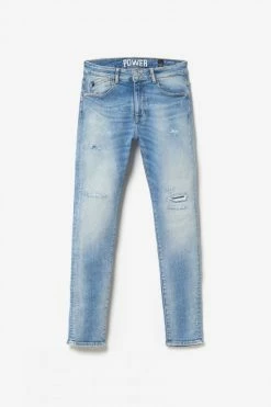 LE TEMPS DES CERISES Power Skinny 7/8ème Jeans Destroy Bleu N°4 -Le Temps des Cerises Soldes Magasin 231 jhpowercw6039 3001 imaged8