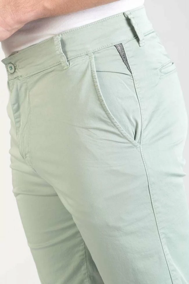 LE TEMPS DES CERISES Bermuda Dromel Vert D'eau Clair 3 LE TEMPS DES CERISES Bermuda Dromel Vert D'eau Clair – Image 3